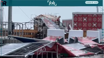 انهيار منطقة المشجعين في الدار البيضاء قبل انطلاق أمم أفريقيا ب5 أيام